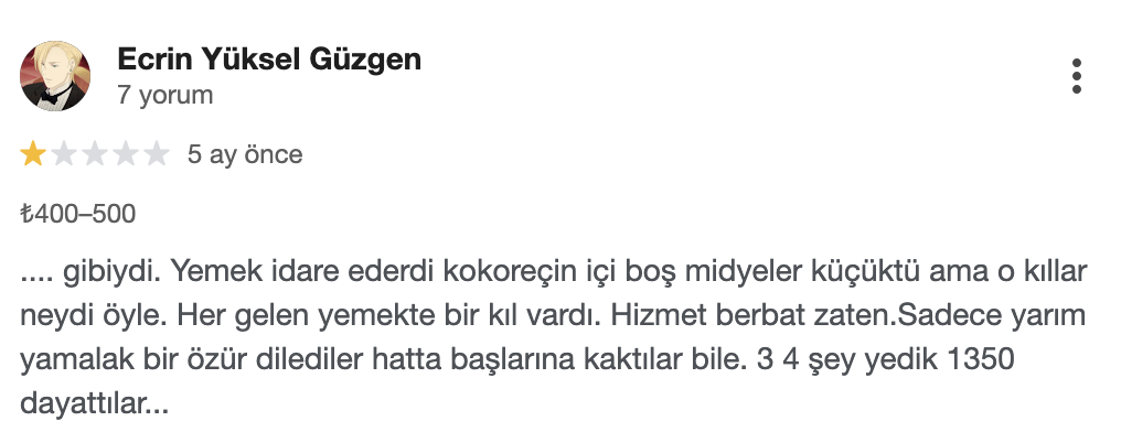 Gurbetçi Ailenin Zehirlendiği İşletmeye Yapılan Müşteri Yorumları İfşa Oldu 2025 11 14 16.19.37