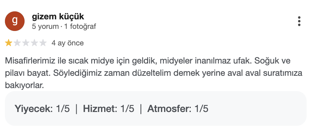 Gurbetçi Ailenin Zehirlendiği İşletmeye Yapılan Müşteri Yorumları İfşa Oldu 2025 11 14 16.20.24