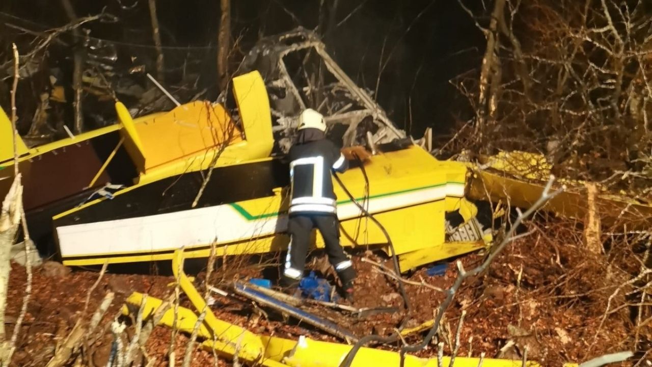 Türkiye’ye Ait Yangın Söndürme Uçağı Hırvatistan’da Düştü Pilot Şehit Oldu (3)