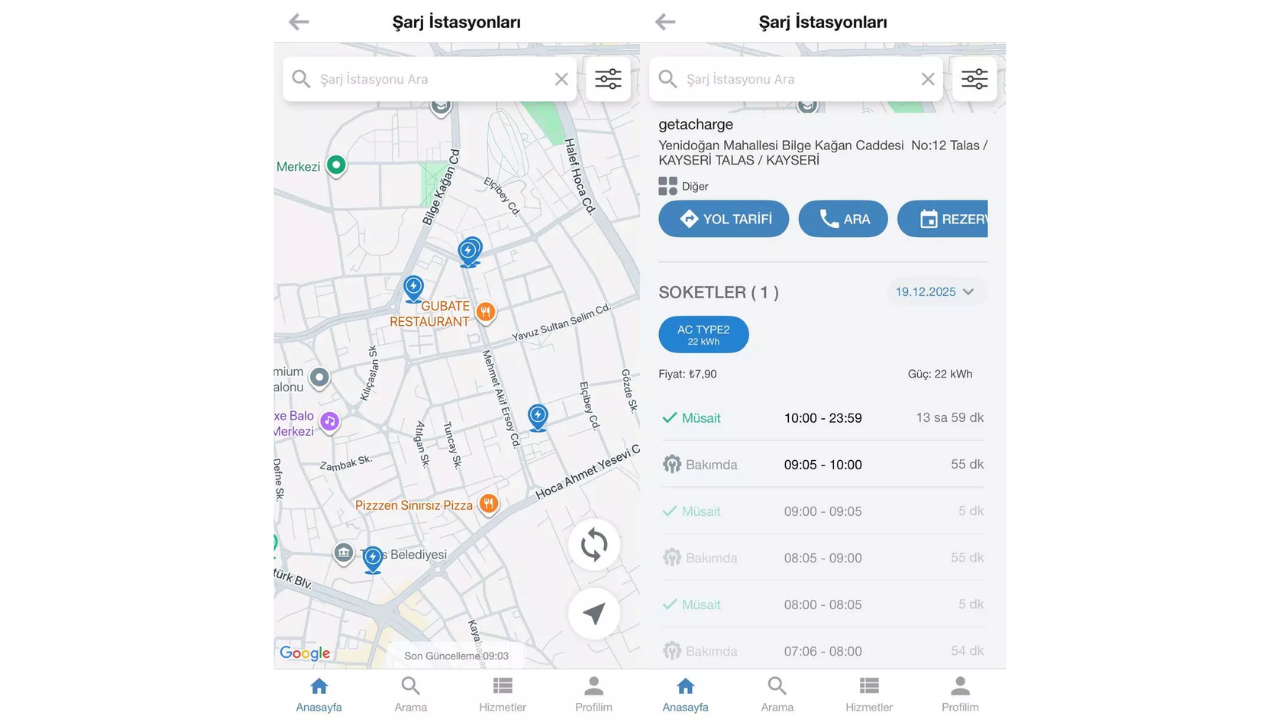 E Devlet, Elektrikli Otomobil Sahiplerine En Yakın Şarj Istasyonlarını Göstermeye Başladı