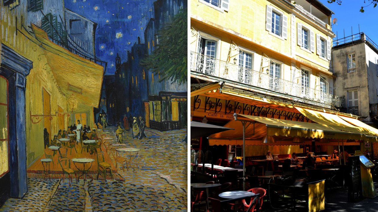 Vincent Van Gogh’tan Işığın Ve Yalnızlığın Tablosu Terrace Of A Café At Night (1)